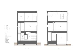 MATIIE | 断面図C,D | 新築戸建